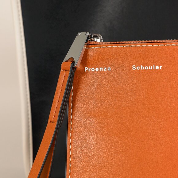 Proenza Schouler White Label Large Mercer Black Leather Tote - Picture 12 of 14